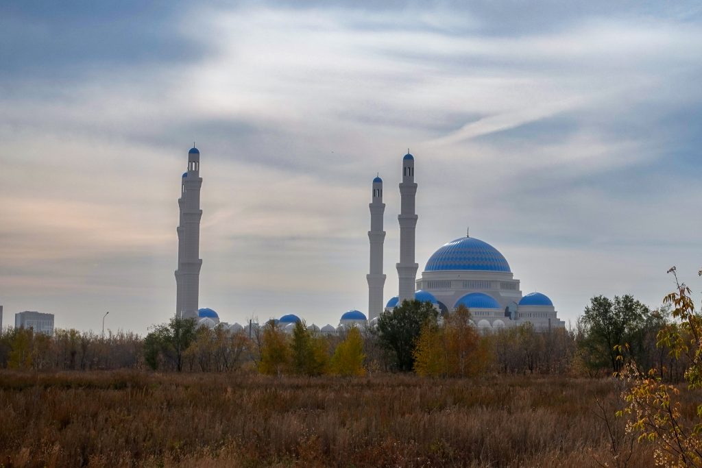 Astana Grand Mosque from a distance